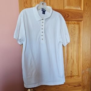 Flying Colors White Polo Shirt